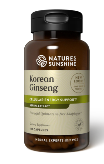Natures Sunshine Korean Ginseng 100 Capsules